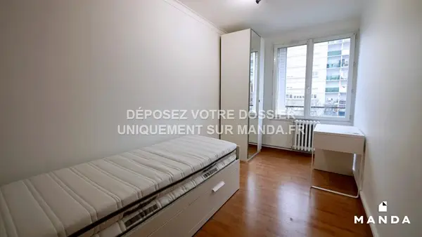 Chambre dans 5 pièces meublé 41 Rue Camille Blanc, Vitry-sur-Seine - 3e étage - 9m²