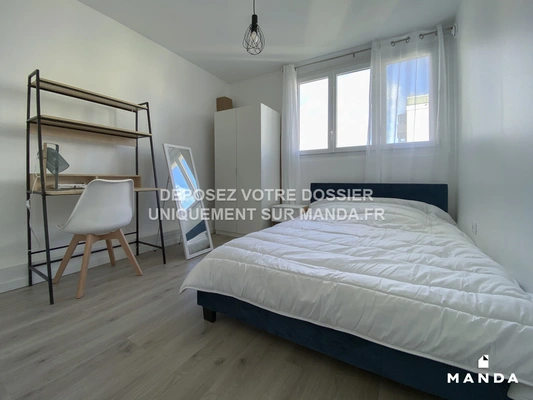 Chambre dans 4 pièces meublé 282 Avenue D'argenteuil, Asnières-sur-Seine - 7e étage - 11m²