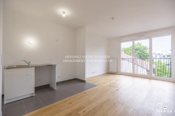 2 pièces non meublé 17 Rue de Villeneuve, Bezons - 2e étage - 40m² - Lot n°207