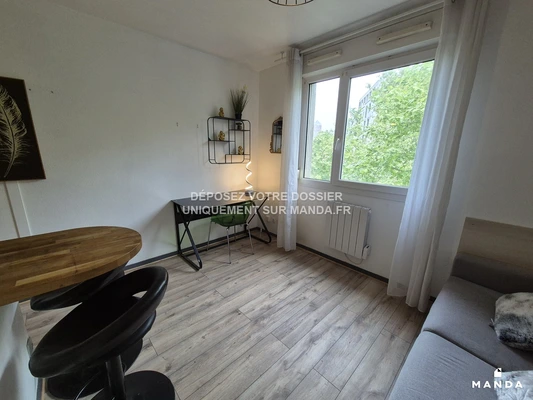 Studio meublé 124 Cours Gambetta, Lyon - 5e étage - 19m²