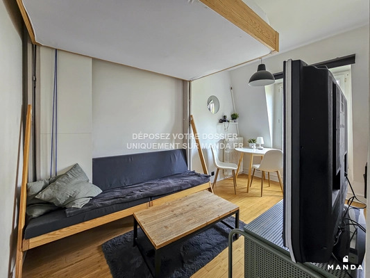 Studio meublé 6 bis Passage du Monténégro, Paris - 2e étage - 14m² - Lot n°30