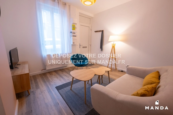 2 pièces meublé 5 Rue Durin, Valenciennes - 1e étage - 39m²