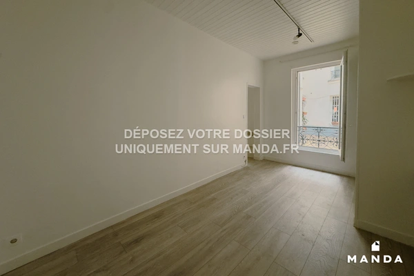Studio non meublé 11 Rue Petit, Paris - RDC - 22m²
