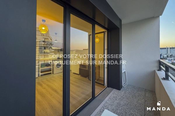 Studio meublé 17 rue Gisèle Halimi, Colombes - 2e étage - 27m² - Lot n°204