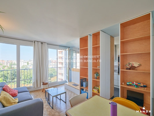 3 pièces meublé 97 Rue De La Santé, Paris - 11e étage - 54m² - Lot n°71