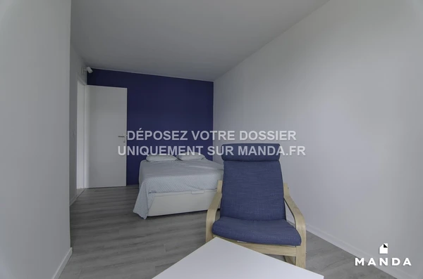 Chambre dans 5 pièces meublé 6 Rue Youri Gagarine, Guyancourt - 3e étage - 14m²