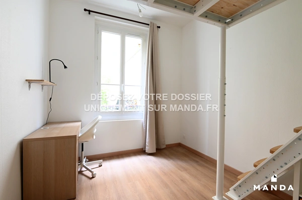 Chambre dans 5 pièces meublé 36 Rue Lacroix, Paris - RDC - 9m²