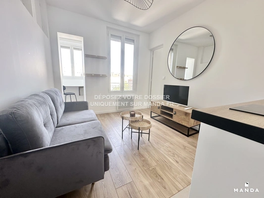 2 pièces meublé 49 Rue Anatole France, Alfortville - 3e étage - 25m²