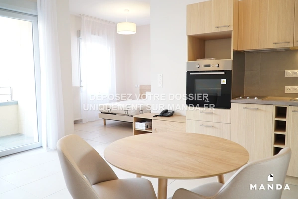 Studio meublé 10 rue Saint-Exupéry, Limoges - RDC - 35m²