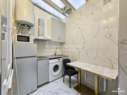 2 pièces meublé 15 Rue Philibert Lucot, Paris - RDC - 28m²