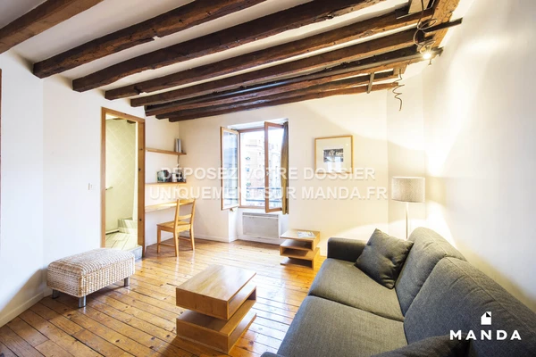 2 pièces meublé 44 Rue des Rosiers, Paris - 3e étage - 29m²