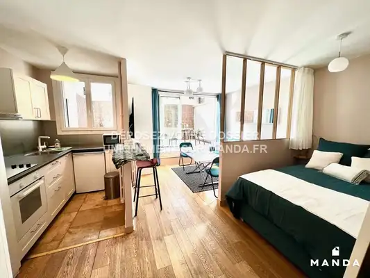 Studio meublé 15 Rue Étex, Paris - 1e étage - 31m²