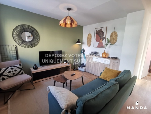 4 pièces meublé 66 Rue Léon Jouhaux, Grenoble - 2e étage - 59m²