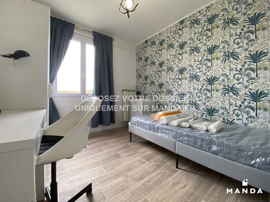 Chambre dans 5 pièces meublé 4 Villa Juliette, Créteil - 2e étage - 9m²
