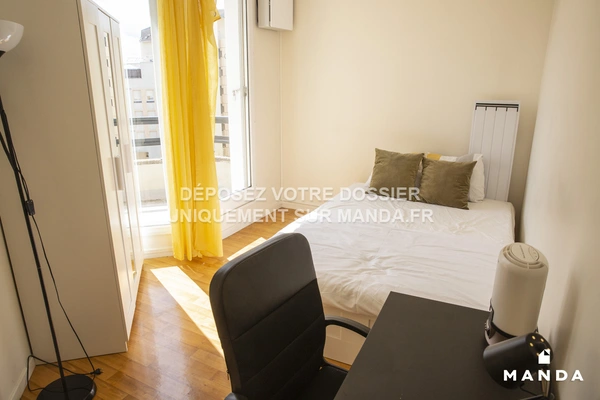 5 pièces meublé 14 Rue Gaston Bonnier, Asnières-sur-Seine - 6e étage - 71m²