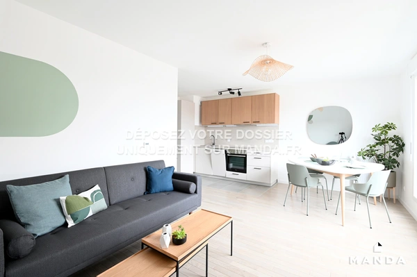 3 pièces meublé 70 Boulevard Voltaire, Asnières-sur-Seine - 5e étage - 59m² - Lot n°502