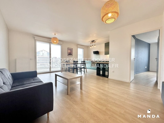 4 pièces meublé 9 Allée Jacques Laloe, Ivry-sur-Seine - 4e étage - 83m² - Lot n°2043